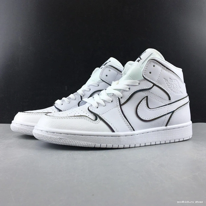 Iridescent Reflective White 3763 Jordan1 CK6587- QuickDry Mid 1015